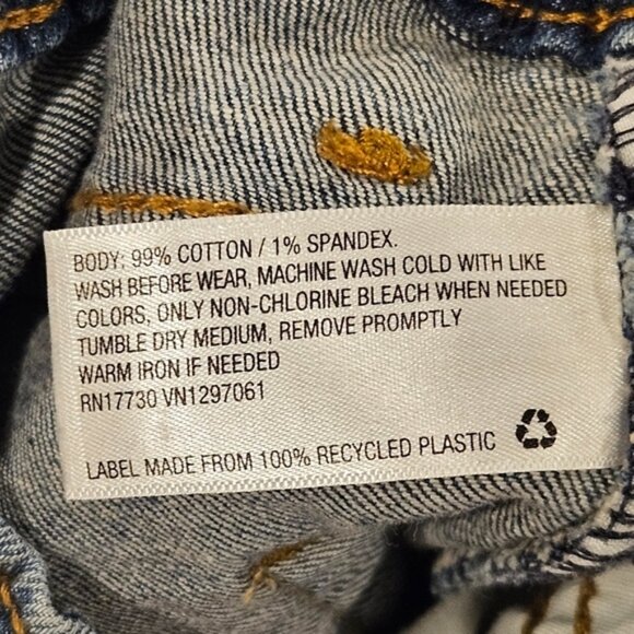 Cat & Jack Size 8 Kids Bootcut Stretch Blue Jeans - Picture 6 of 8